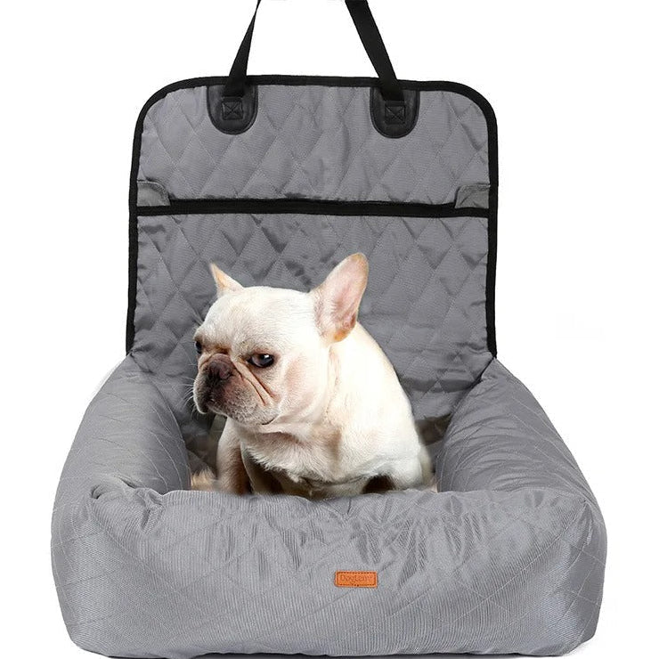 Cozy Ride - Pet Car Seat Protection Cushion | Plush & Quilted