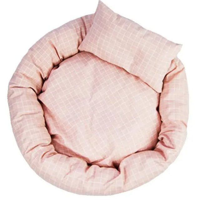 Cozy Circle - Comfy & Plush Pet Bed with Pillow