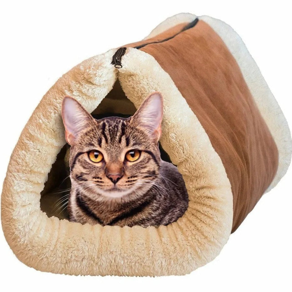 Cozy Cave - 2 in 1 Washable Cat Nest Bed