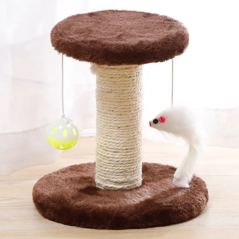 Paw Peak – Multi-Level Cat Climbing Tree with Scratching Post & Toys