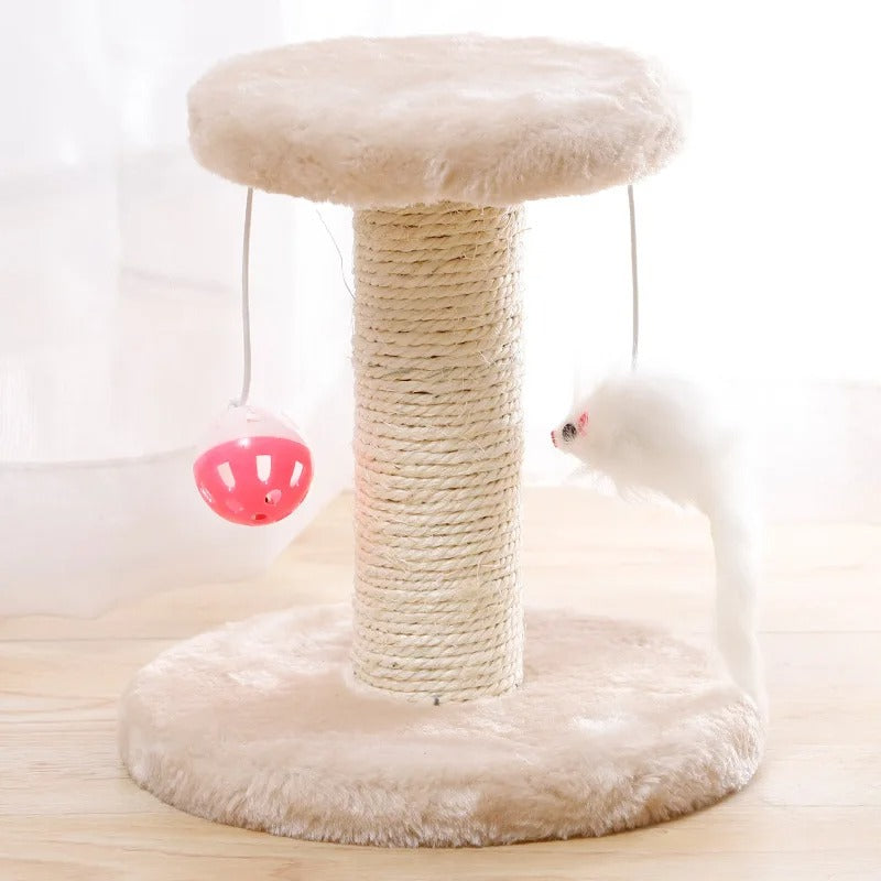 Paw Peak – Multi-Level Cat Climbing Tree with Scratching Post & Toys
