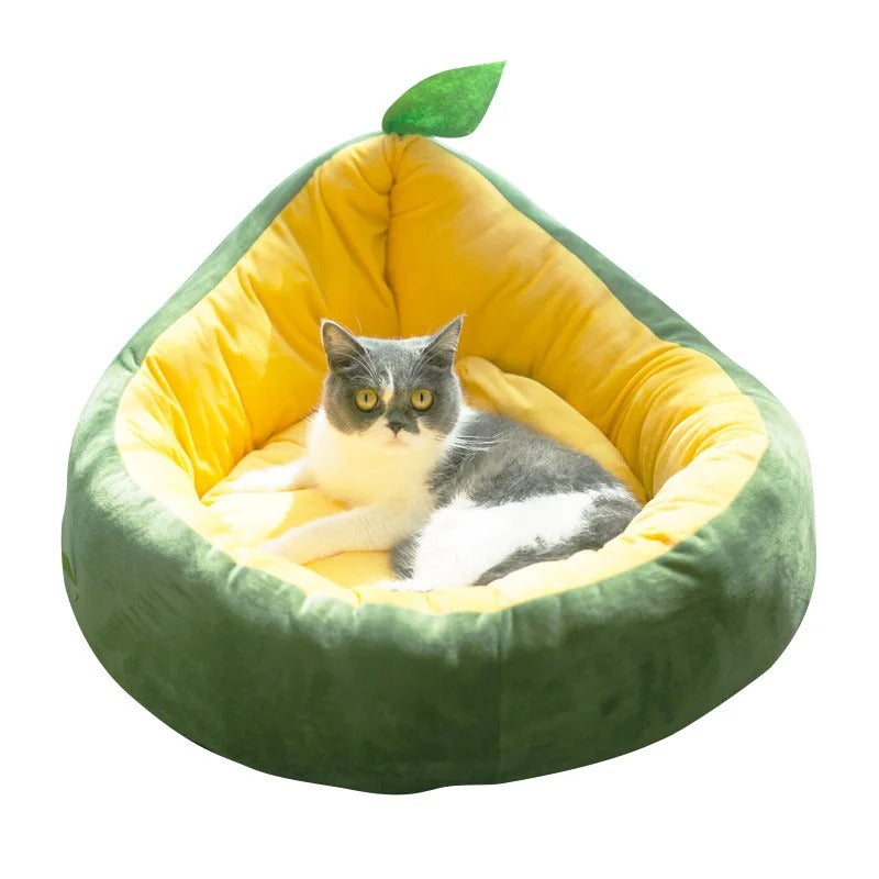 Fruit Nest – Ultra Plush Cozy Pet Bed for All-Season Comfort