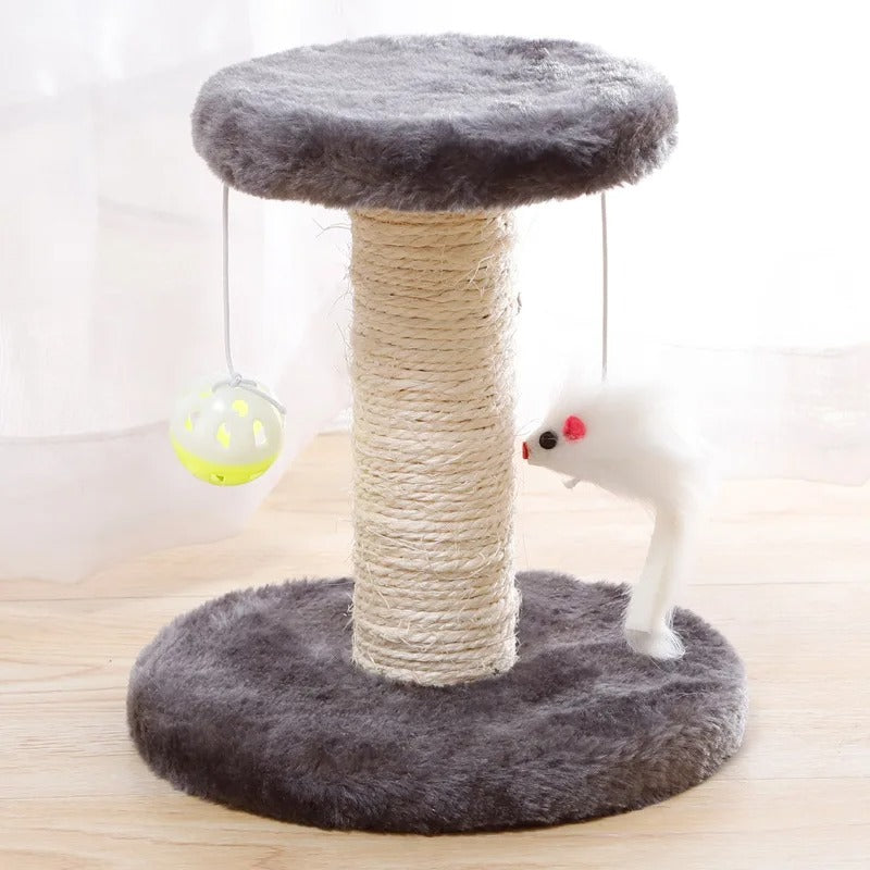 Paw Peak – Multi-Level Cat Climbing Tree with Scratching Post & Toys