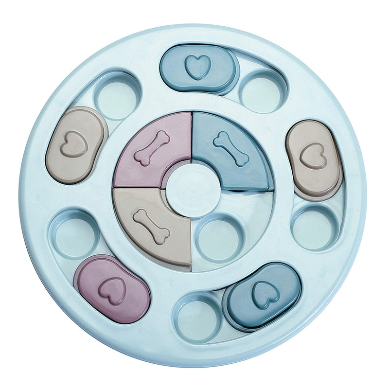 Brain Bowl – Interactive Slow Feeder Puzzle for Dogs