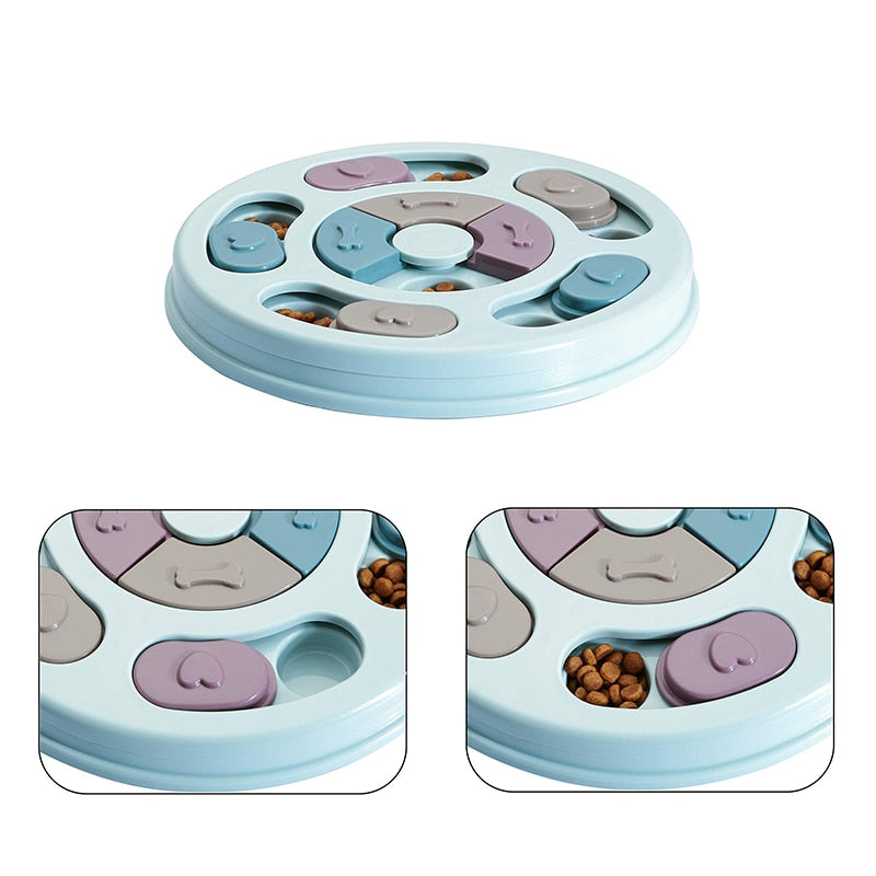 Brain Bowl – Interactive Slow Feeder Puzzle for Dogs