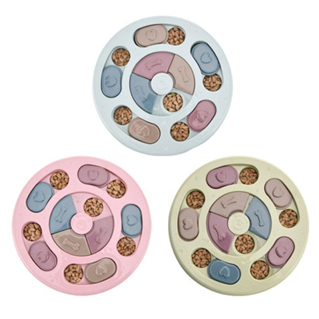 Brain Bowl – Interactive Slow Feeder Puzzle for Dogs
