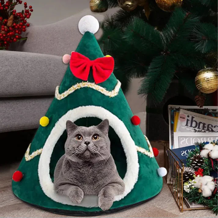 Tree Nest - Christmas Tree Dog & Cat Bed