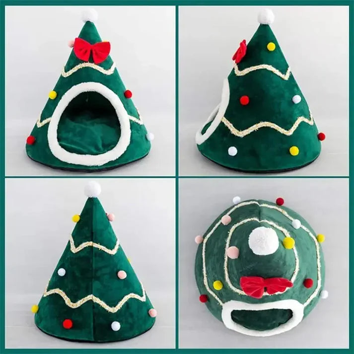 Tree Nest - Christmas Tree Dog & Cat Bed