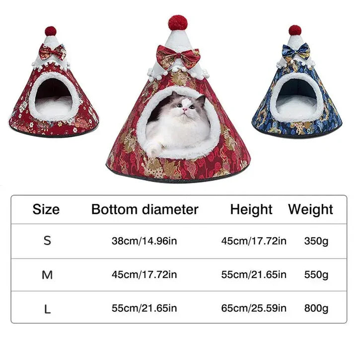 Tree Nest - Christmas Tree Dog & Cat Bed