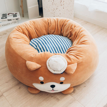 Snuggle Bed - Plush Dog Bed for Small & Medium Dogs