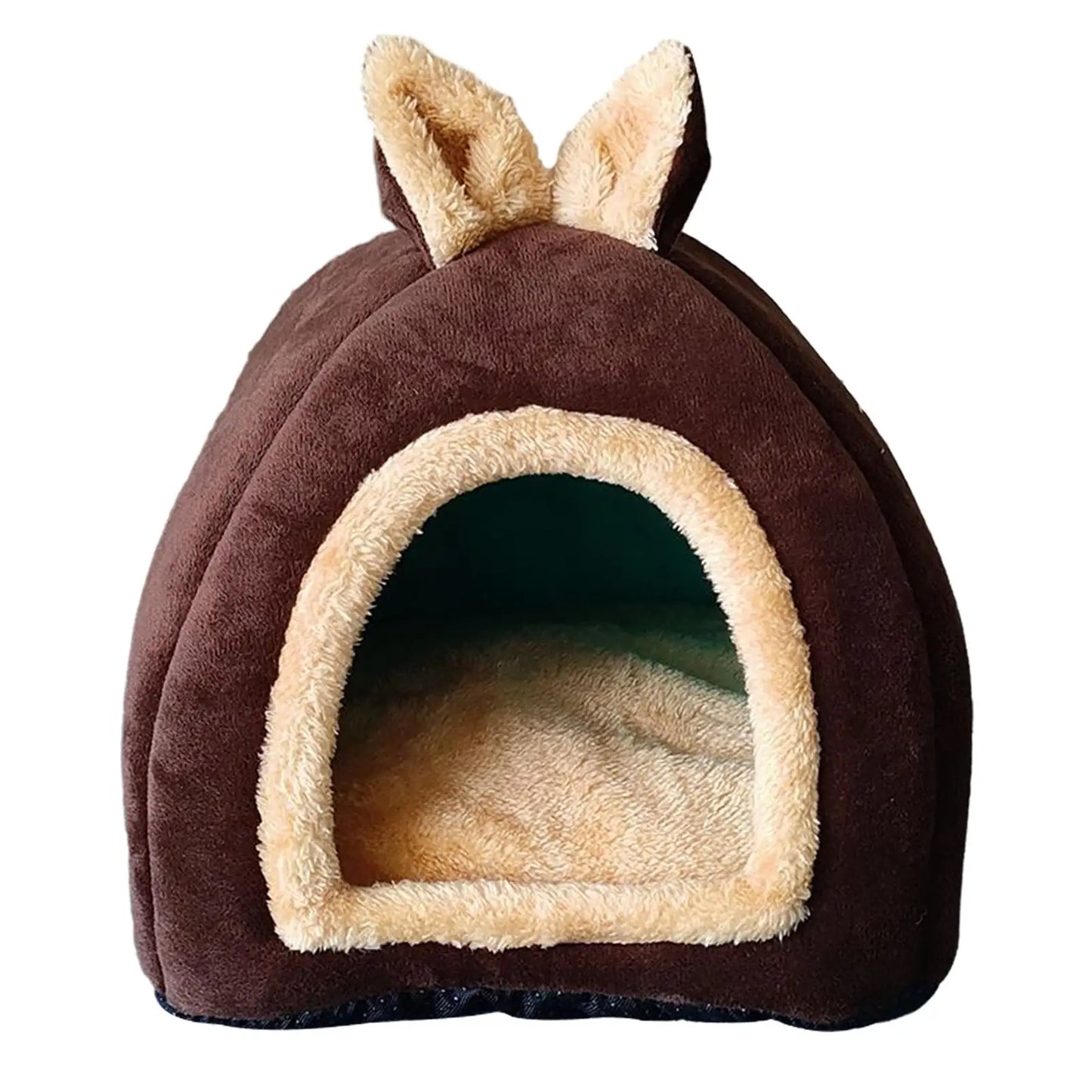 Snuggle Haven - Enclosed Pet Bed for Rabbits