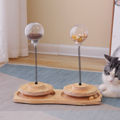 Paw Maze – Interactive Cat Treat Dispenser Toy for Indoor Play