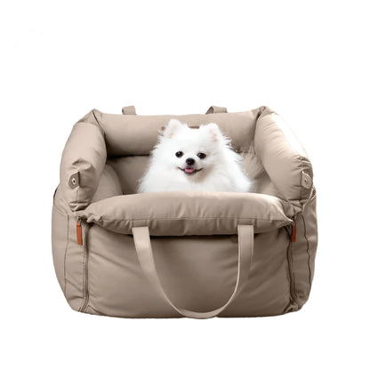 Doggie Go - Deluxe Faux Leather Dog Car Seat