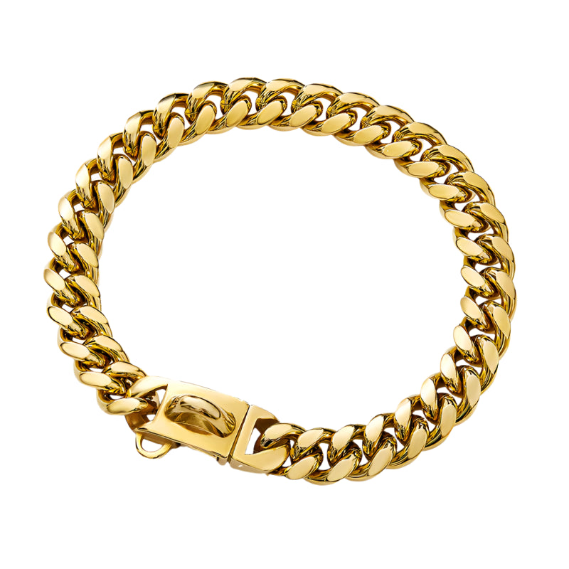 Gold Paw - Cuban Link Chain Dog Collar