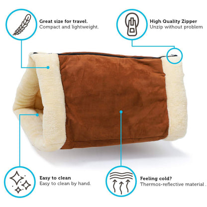 Purr Nest - 2 in 1 Warm Cat Bed & Tunnel with Heating