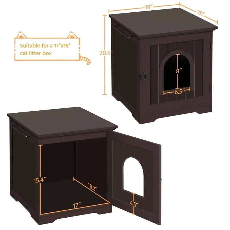 Litter Lodge - Discreet Enclosed Cat Litter Box