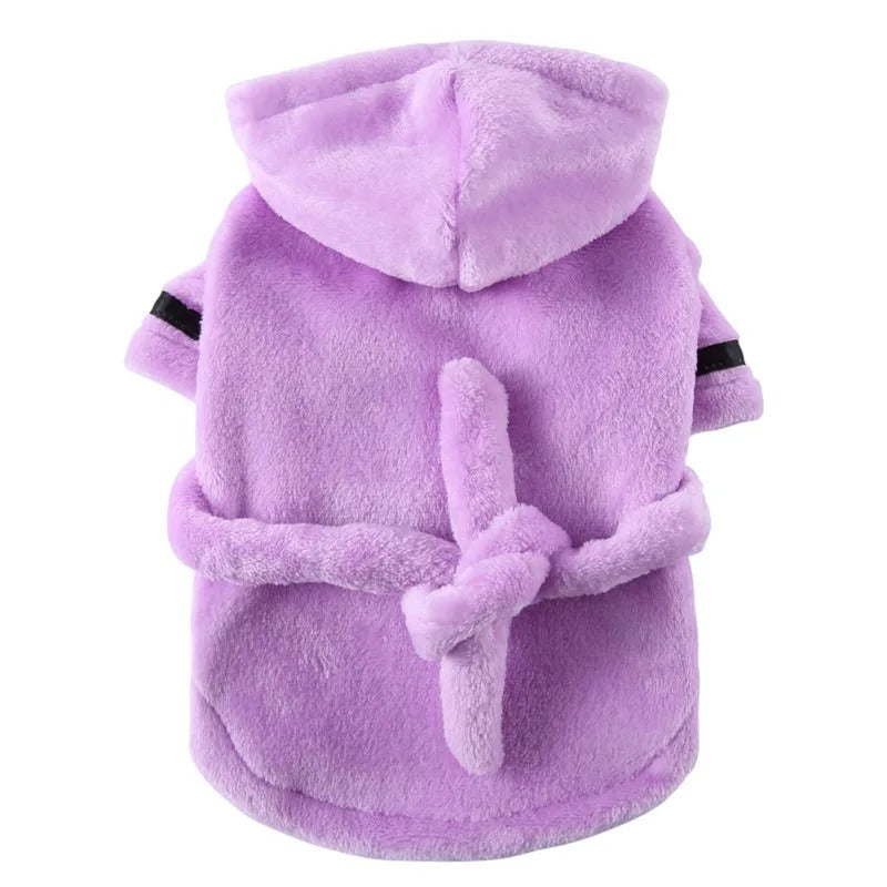 Cozy Paws - Absorbent Dog Bathrobe Towel