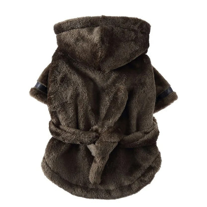 Cozy Paws - Absorbent Dog Bathrobe Towel