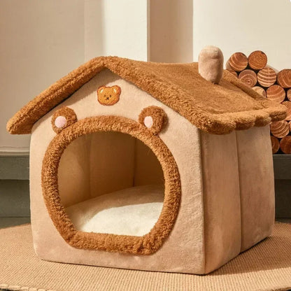 Nest Villa - Warm Enclosed Pet Bed
