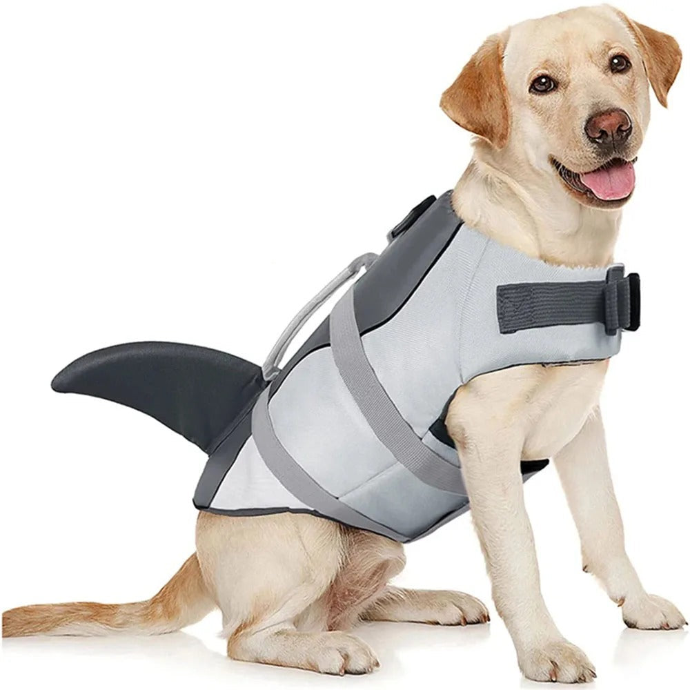 Aqua Guard - Dog Life Jacket with Fins