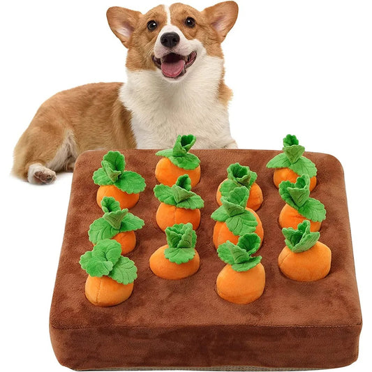 Sniff Nest - Interactive Dog Carrot Feeding Snuffle Mat