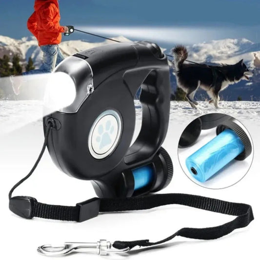 Glow Lead - LED Retractable Dog Leash