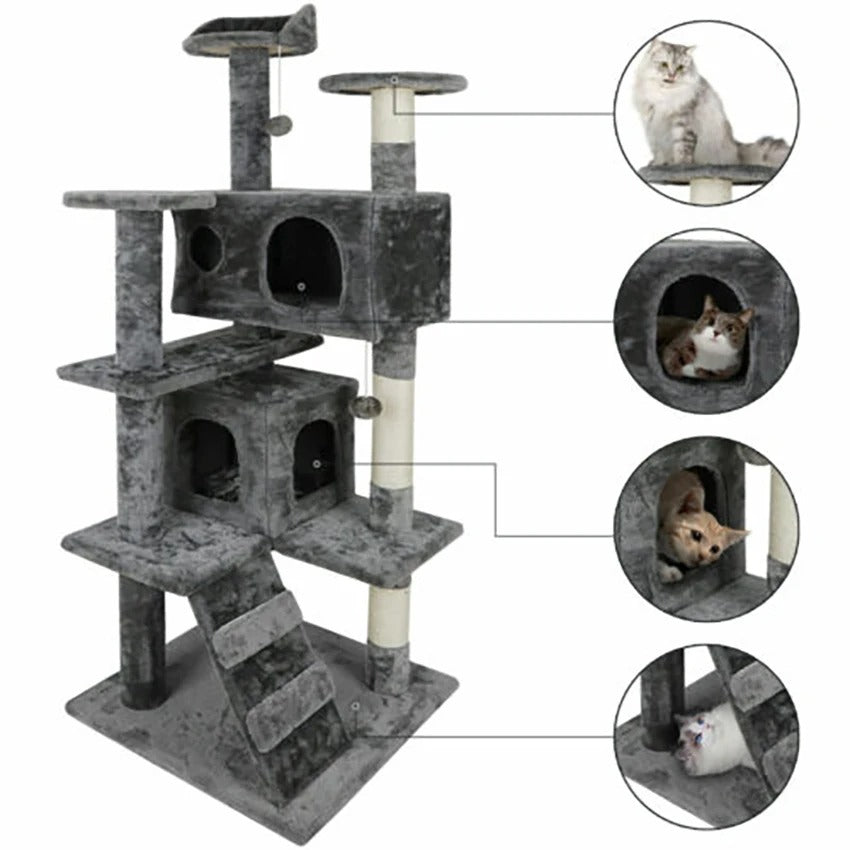 Purr Tower - Multi Layer Cat Condo Tower