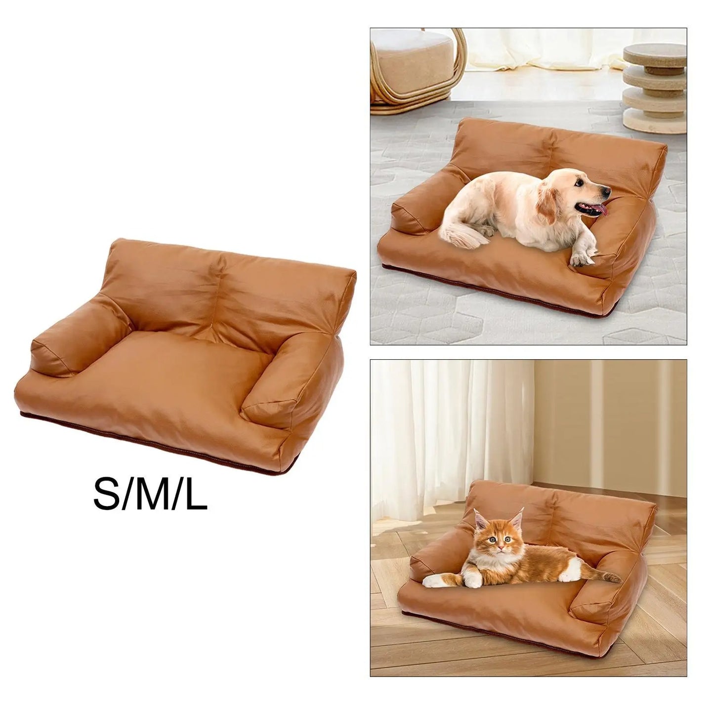 Fur Retreat - Elevated Plush Pet Sofa Bed