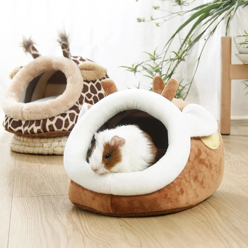 Snuggle Nook - Plush Rabbit & Hamster Bed