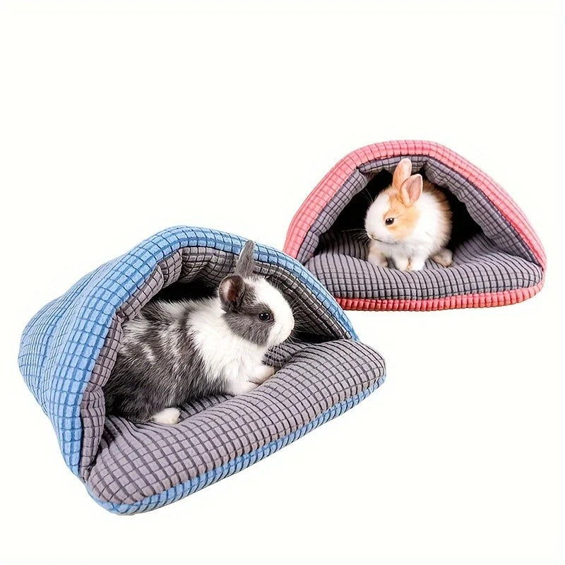 Snug Burrow - Plush Rabbit Bed