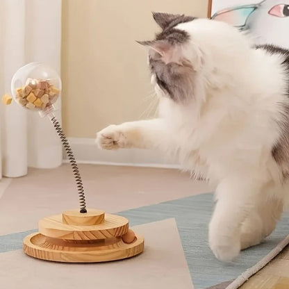 Paw Maze – Interactive Cat Treat Dispenser Toy for Indoor Play