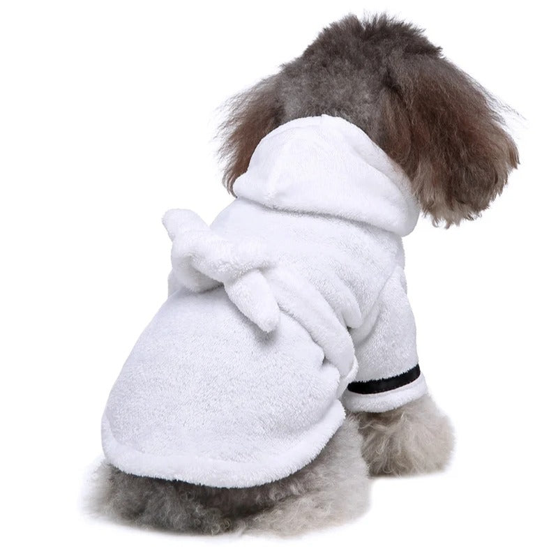 Cozy Paws - Absorbent Dog Bathrobe Towel