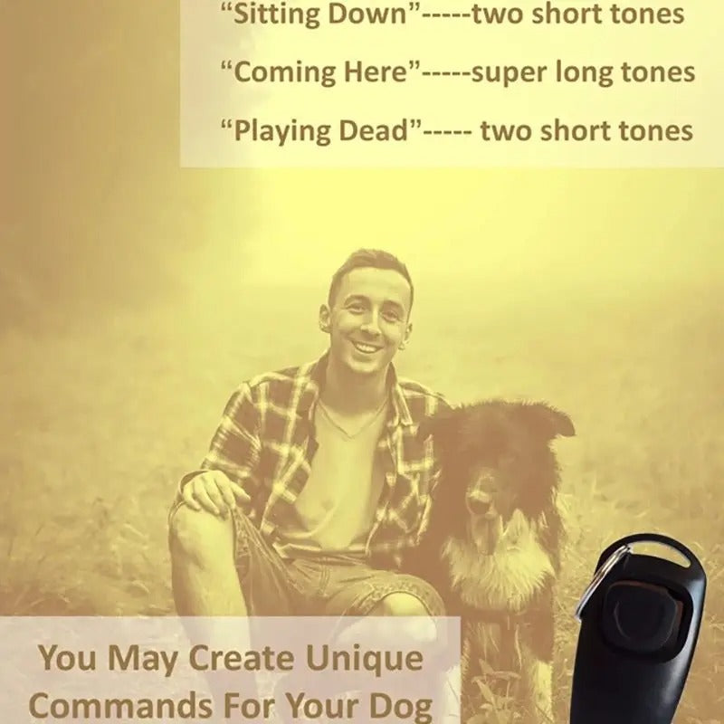 Click Smart - 2 in 1 Dog Training Clicker & Whistle