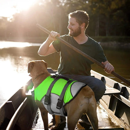 Hydro Hound - Adjustable Reflective Dog Life Jacket