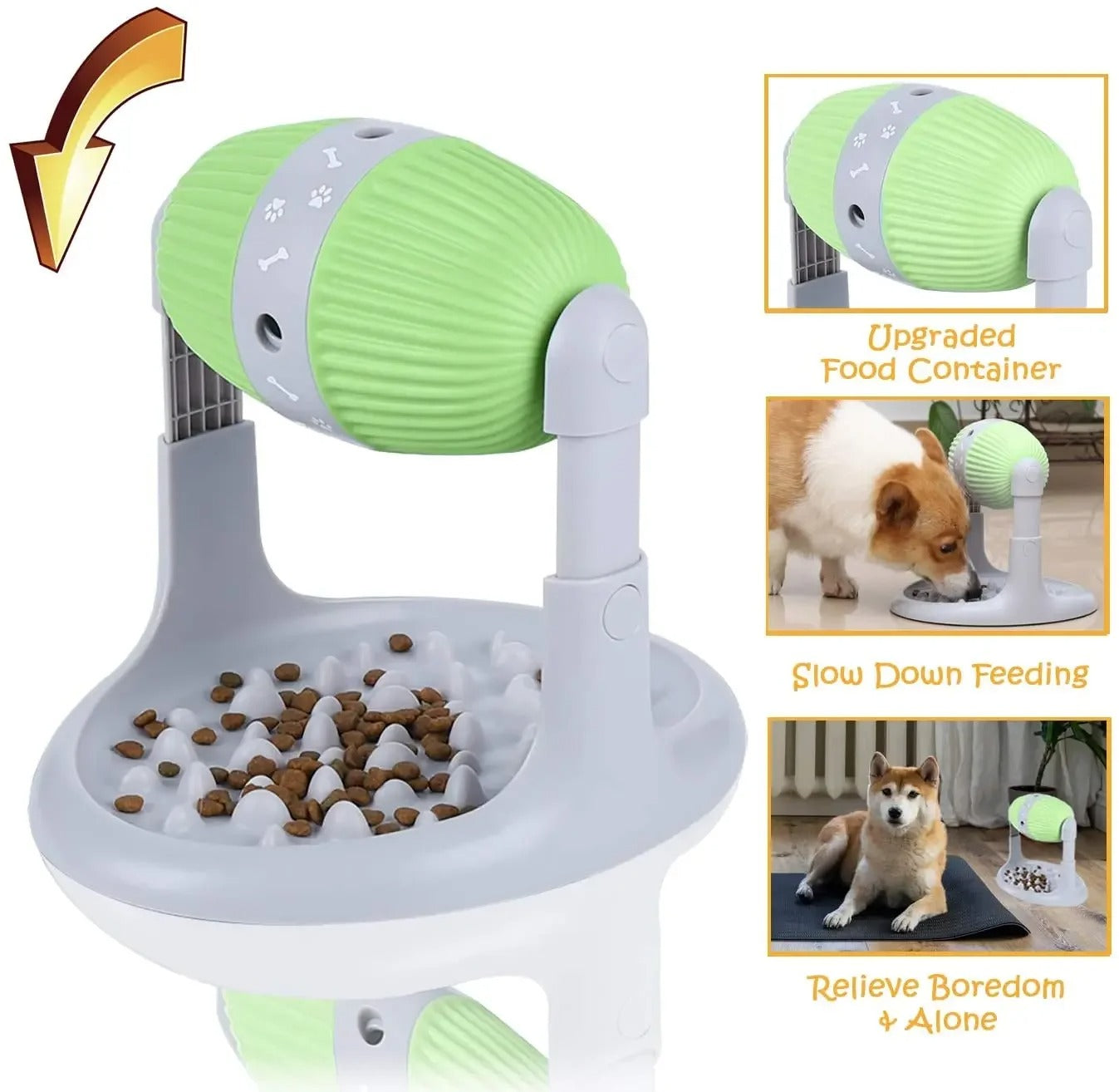 Paw Puzzle – Interactive Slow Feeder Toy for Dogs & Cats