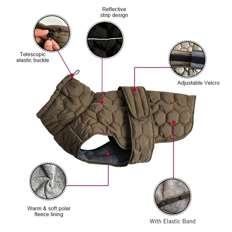 Frost Guard - Warm & Cozy Windproof Dog Jacket