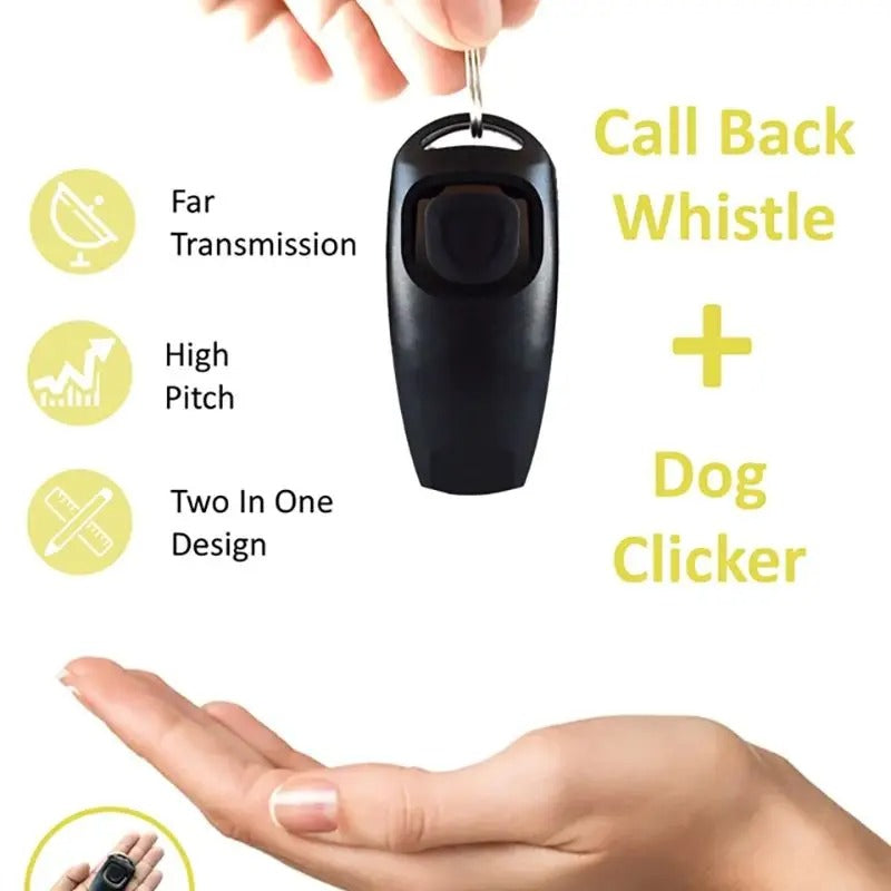Click Smart - 2 in 1 Dog Training Clicker & Whistle