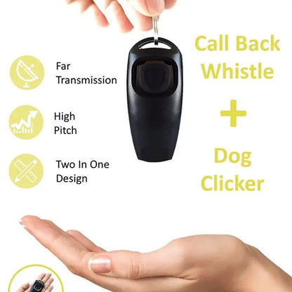 Click Smart - 2 in 1 Dog Training Clicker & Whistle