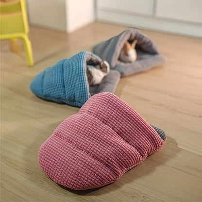 Snug Burrow - Plush Rabbit Bed