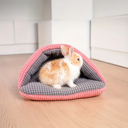 Snug Burrow - Plush Rabbit Bed