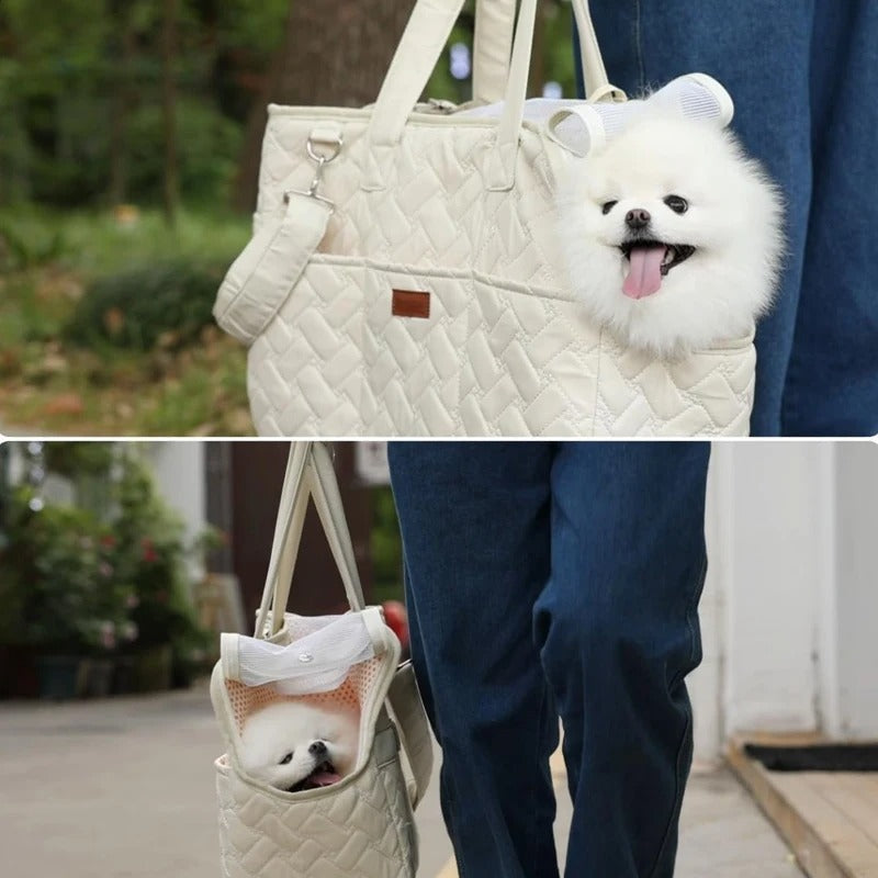 Tail Tote - Portable Dog Carrier Shoulder Bag