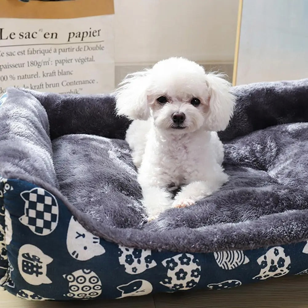 Nest Haven - Warm & Cozy Winter Dog Bed