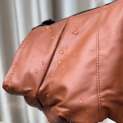 Leather Shield - Waterproof Leather Dog Jacket