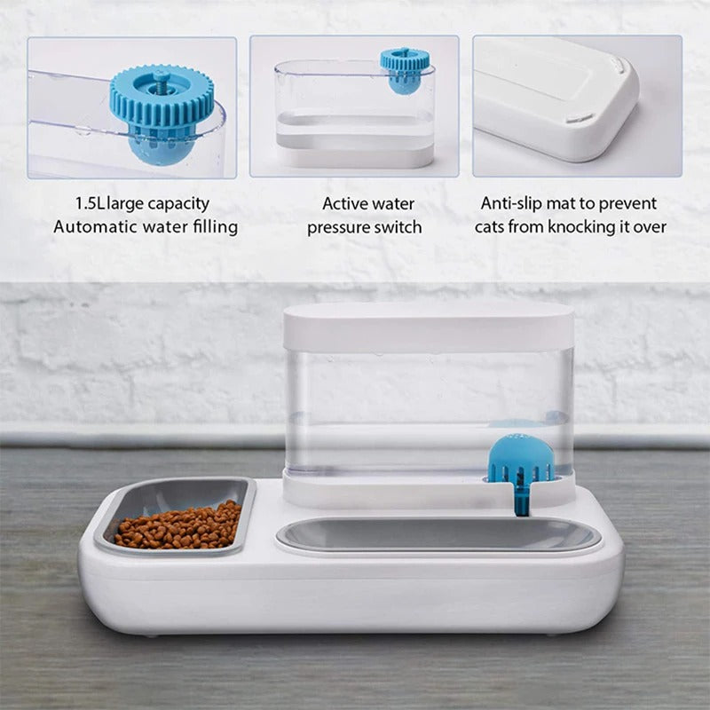 Feed Flow - Automatic Pet Feeder & Water Dispenser