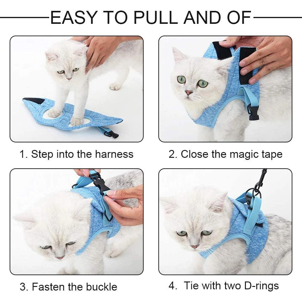 Purr Secure - Reflective Cat and Small Dog Harness