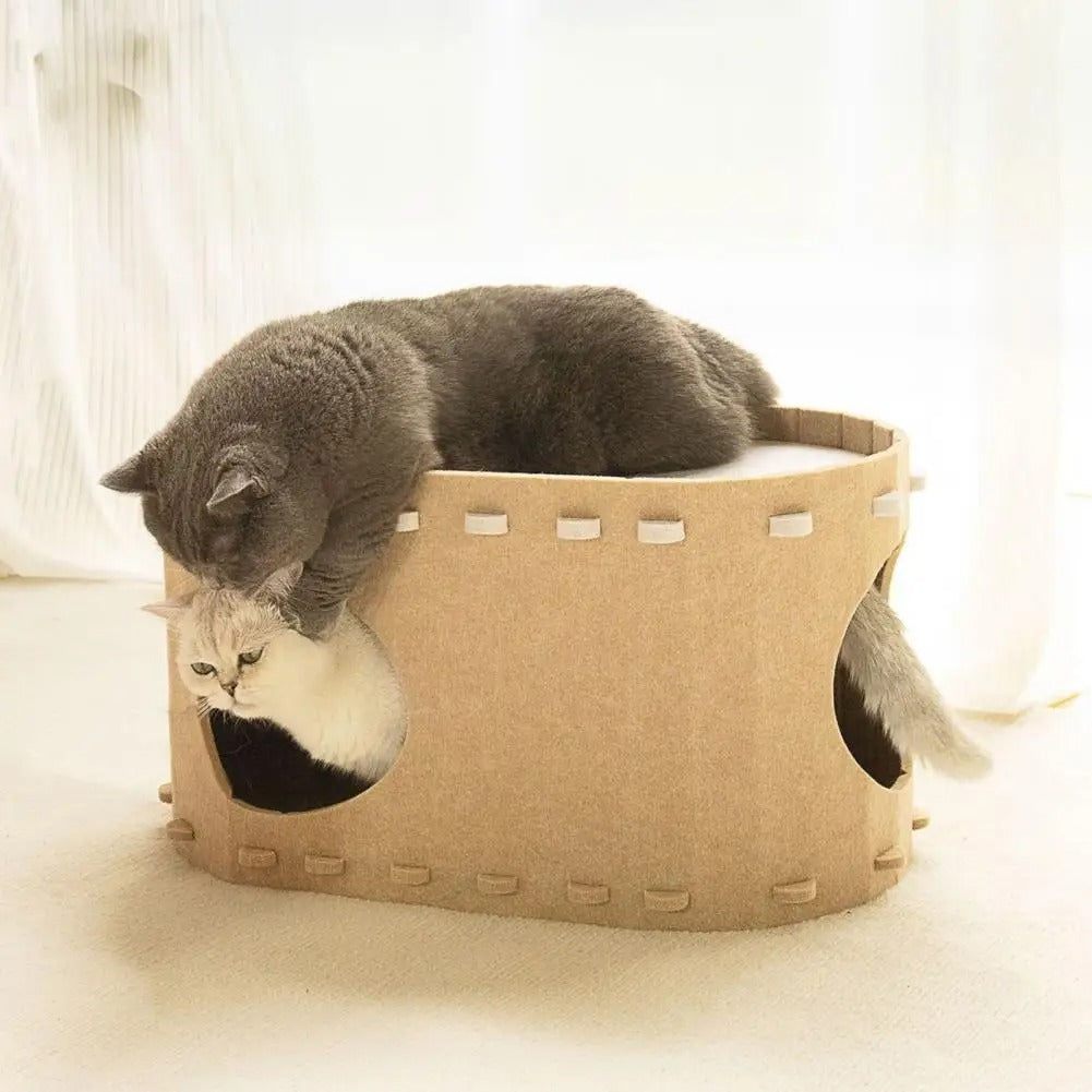 Feline Nest - Cozy Cat Enclosed Lounge Bed