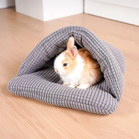 Snug Burrow - Plush Rabbit Bed