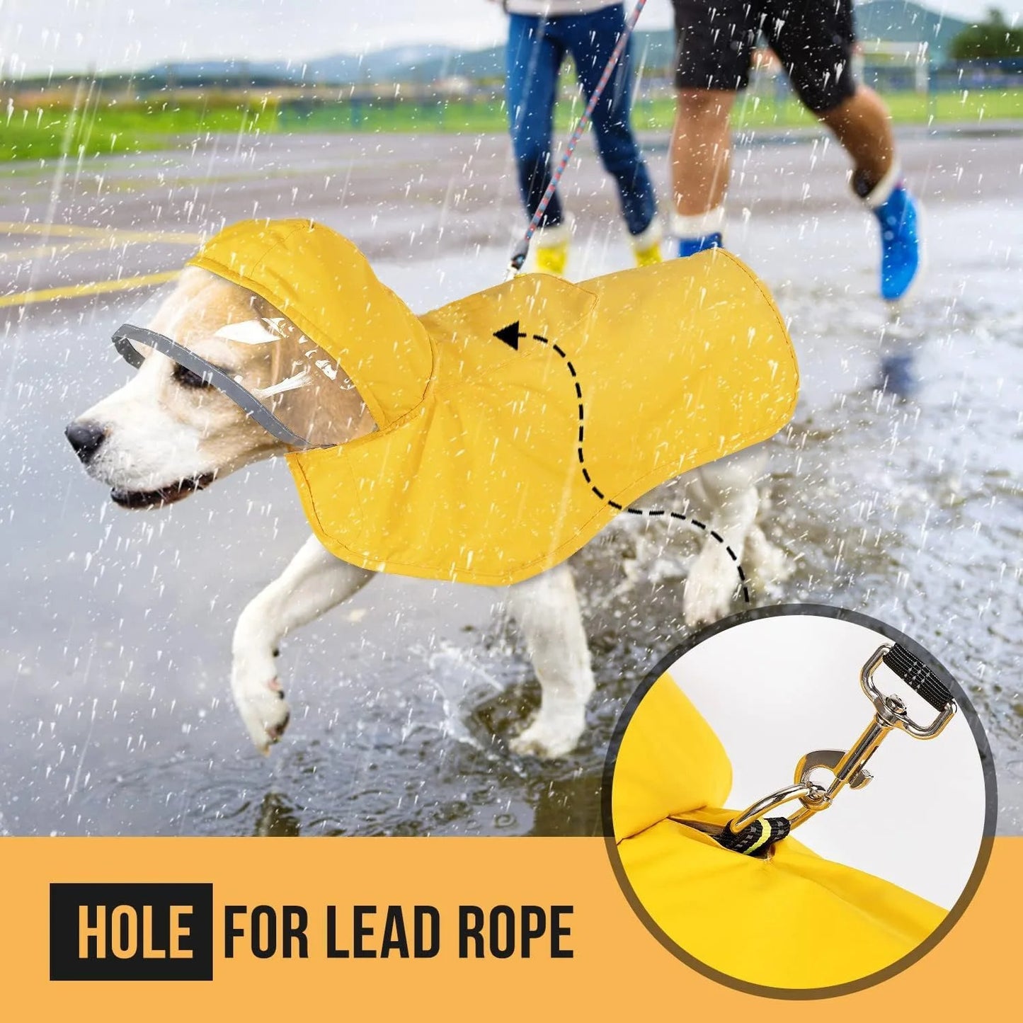 Rain Paw - Waterproof Dog Raincoat Jacket