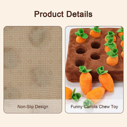 Sniff Nest - Interactive Dog Carrot Feeding Snuffle Mat