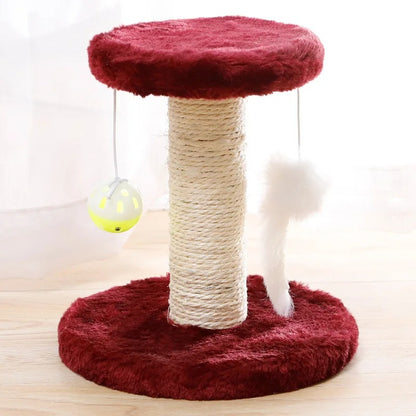 Paw Peak – Multi-Level Cat Climbing Tree with Scratching Post & Toys